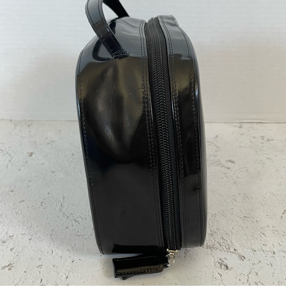 Gianni Versace Vintage 90’s Medusa Black Patent Leather Small Bag - Picture 3 of 8